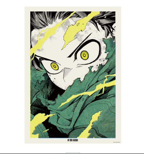 JUMP 神保町 我的英雄學院 A2 poster