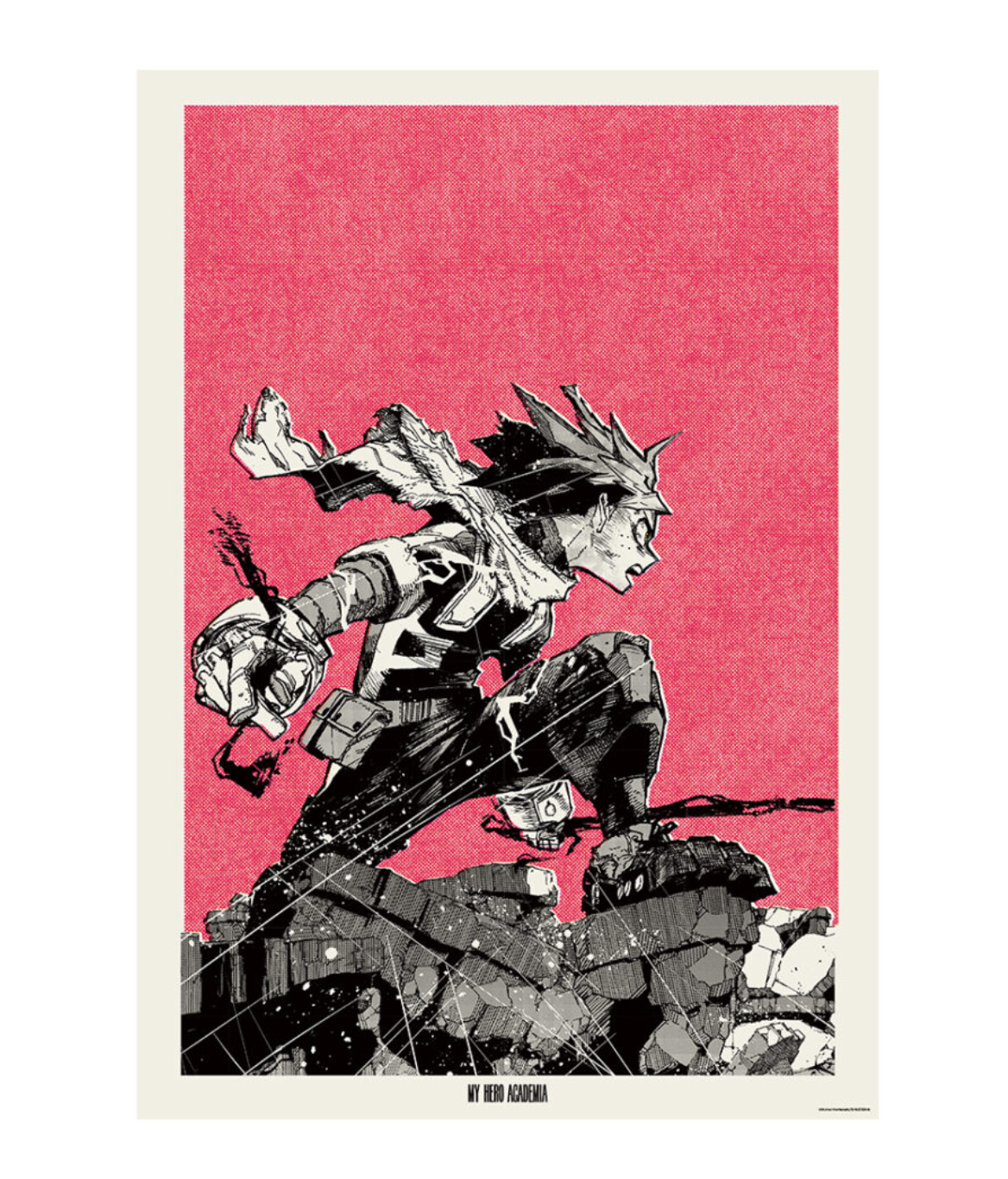 JUMP 神保町 我的英雄學院 A2 poster